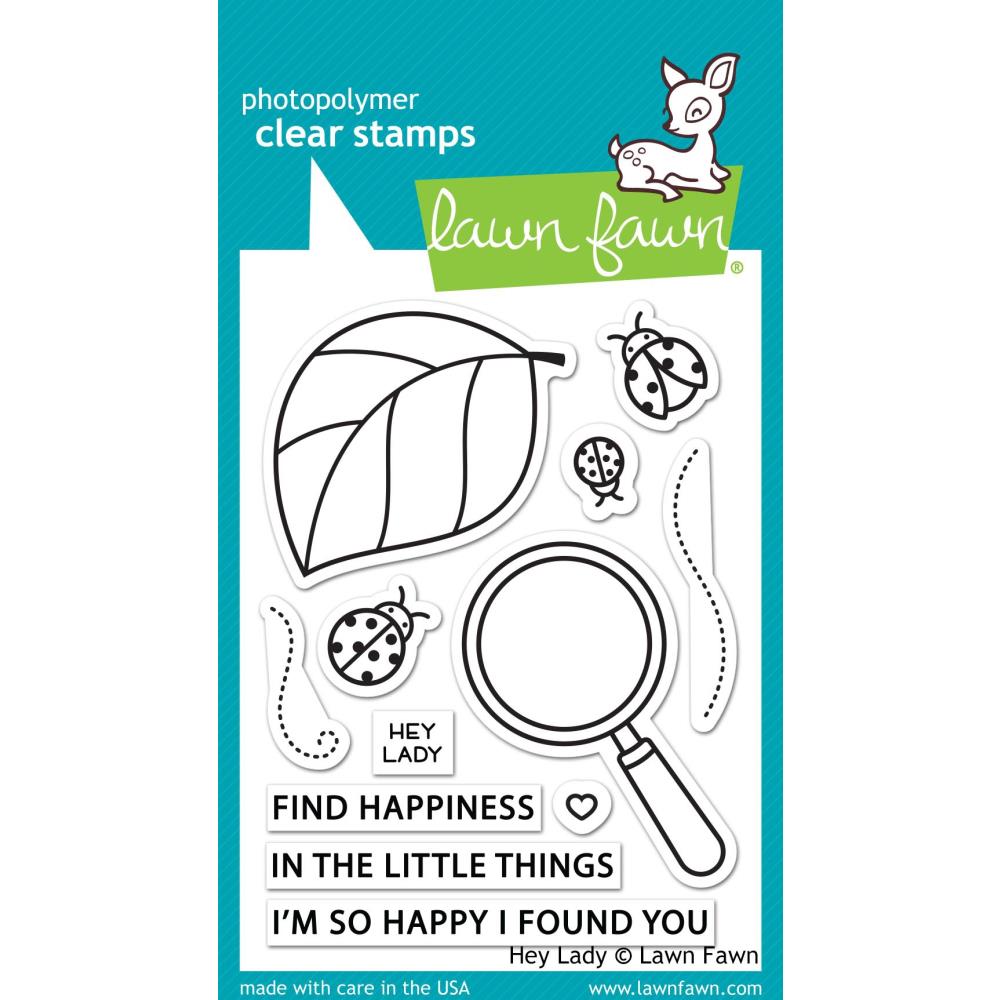 Lawn Fawn Hey Lady Clear Stamps 3