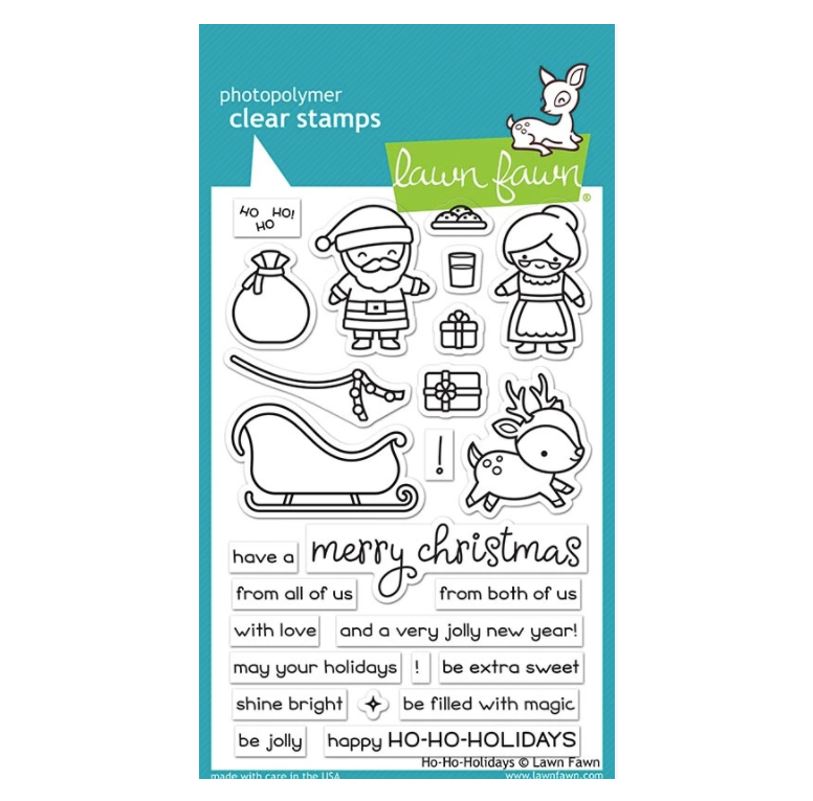 Lawn Fawn Ho-ho-holidays Clear Stamps 4