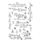 Hero Arts Holiday Messages Stamp Set CM375