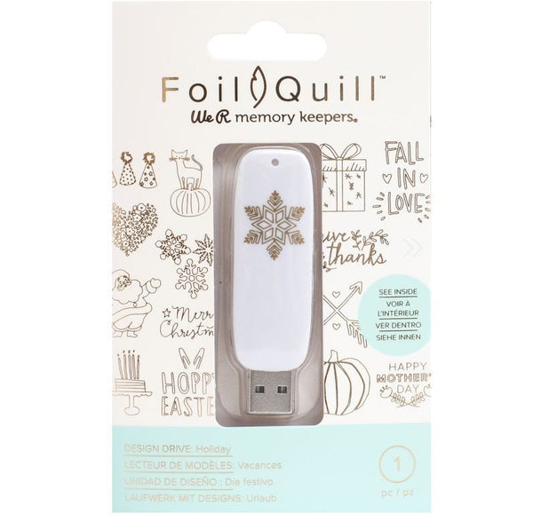 We R Memory Keepers Holiday Foil Quill USB Artwork