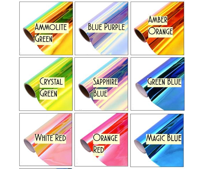 Premium Holographic Vinyl/Laser Rainbow Vinyl 12