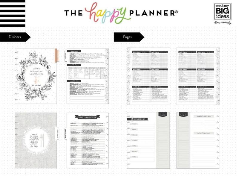 Me and My Big Ideas Home Classic Extension Pack Happy Planner