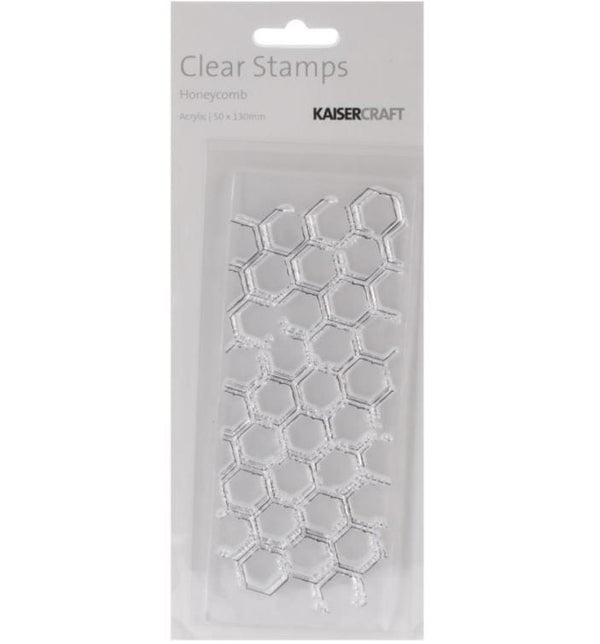Kaisercraft Honeycomb Texture Clear Stamps 5.75"X2.5"
