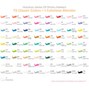 Ohuhu Honolulu 72 Basic Colors Dual Tips Alcohol Art Markers Y30-80404-60