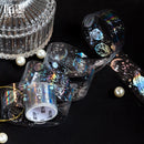 MoCard Holographic Foil White Night Flying Series PET Tape / Transparent Tape (30mm x 3m)