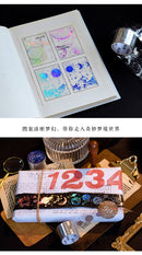 MoCard Holographic Foil White Night Flying Series PET Tape / Transparent Tape (30mm x 3m)