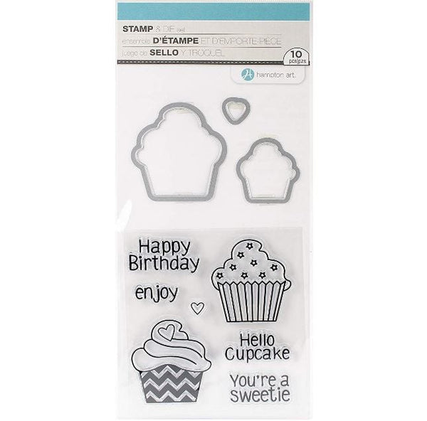 Hampton Art Hot Fudge Clear Stamp & Die Set