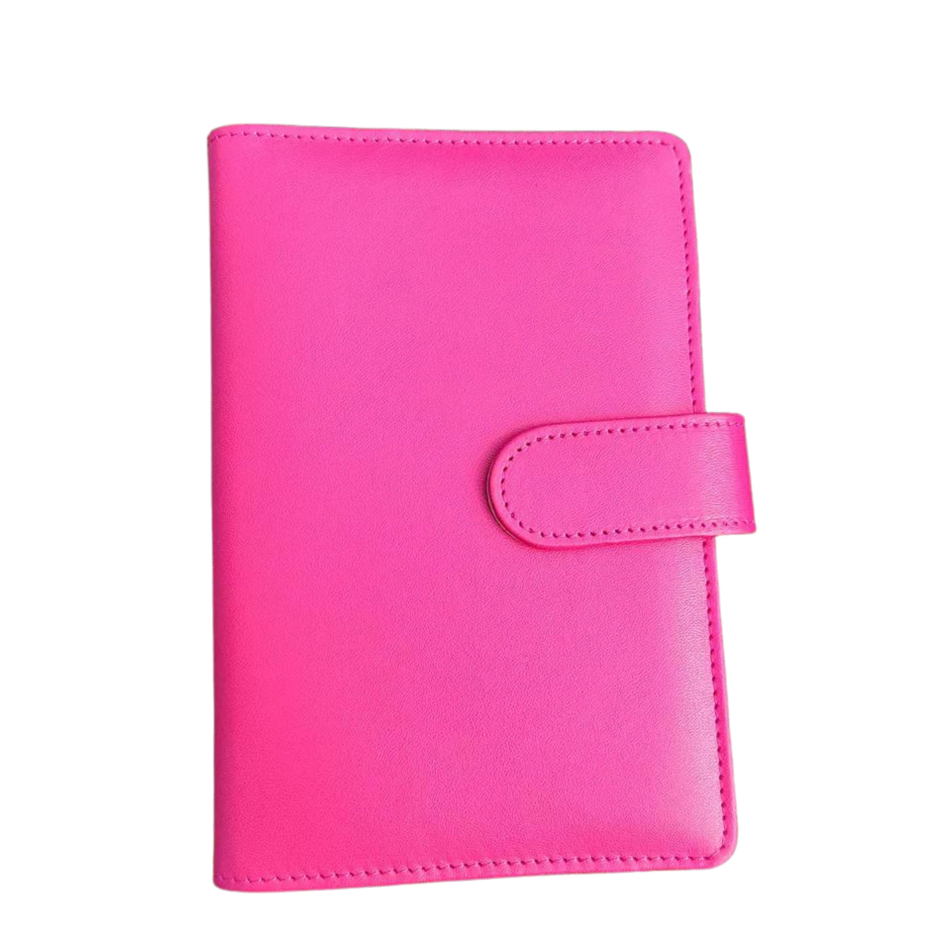 A6 Bright Colors PU Leather Ring Binder Cover