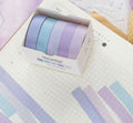 Simno Macarons Solid Color Masking Tape Sets