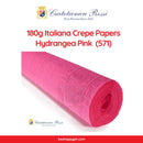 Cartotecnica Rossi Crepe Papers 180g (Purple & Pink Shades) Full Roll Premium Italian Crepe Papers