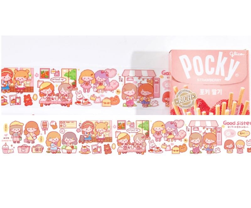 MoCard I Love Milk Tea PET Tape / Transparent Tape
