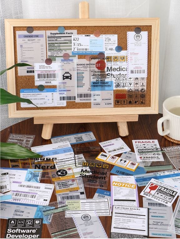 Infeel.Me Everyday Life PET and Paper Deco Sticker Flakes (30pcs)