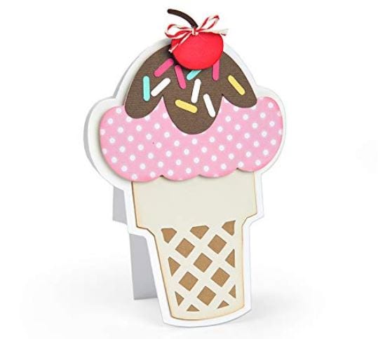 Sizzix Ice Cream Fold Its Framelits Die 7/Pk