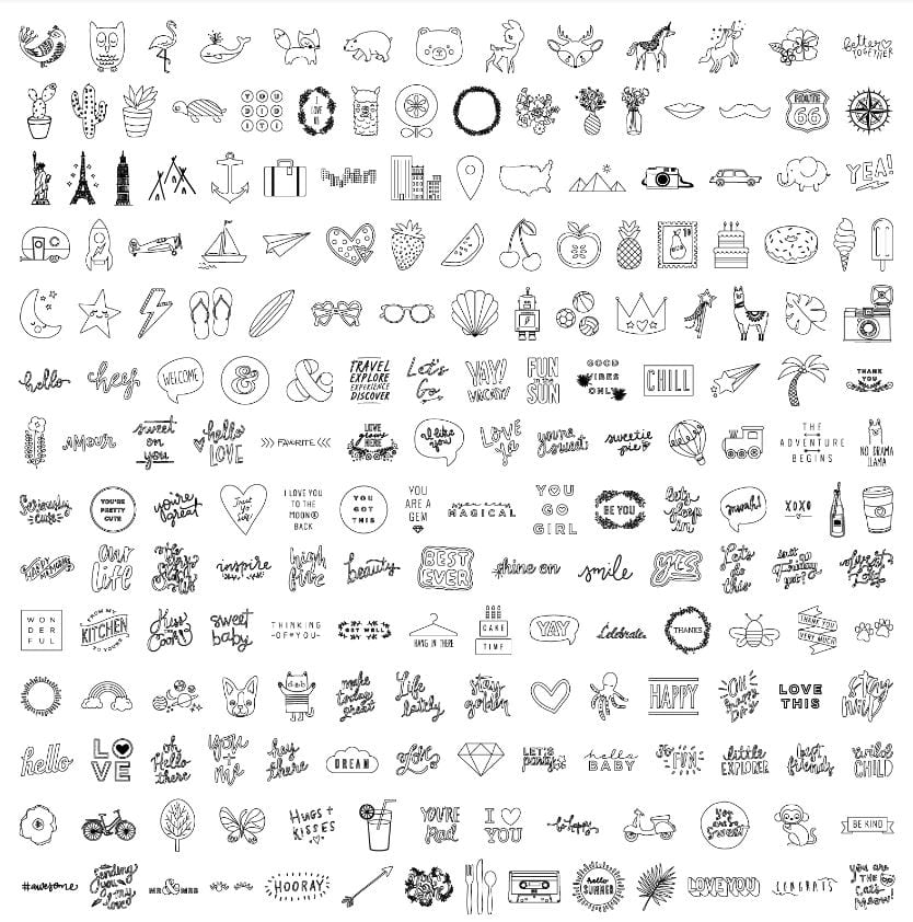 We R Memory Keepers Icons Foil Quill USB Artwork