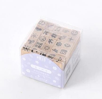 Infeel.Me Mini Rubber Stamp Set 25pcs
