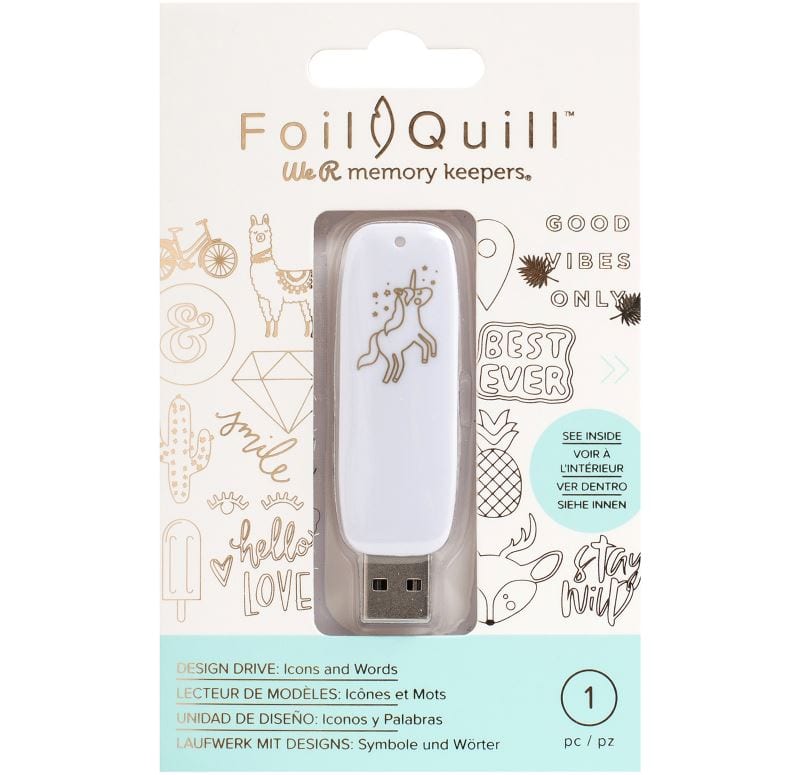 We R Memory Keepers Icons Foil Quill USB Artwork