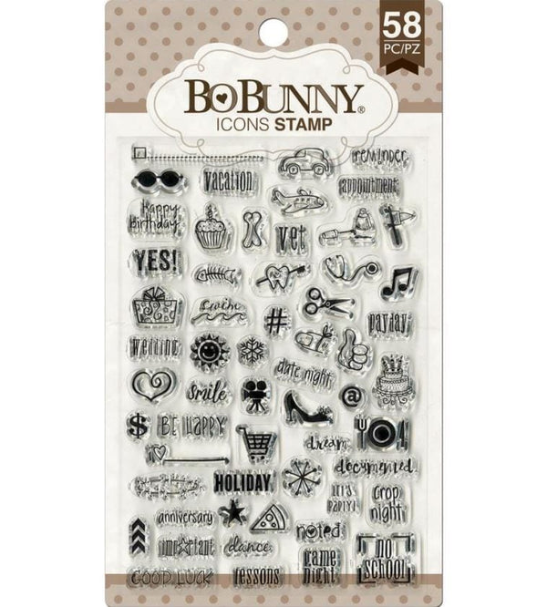 BoBunny Icons Stamps