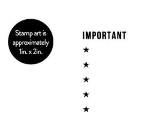 Me and My Big Ideas - Create 365 Important Self-Inking Stamp Gold