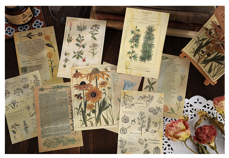Infeel Me Deco Paper Time Lapse Series Vintage Paper Sheets
