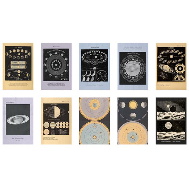 Infeel Me Deco Paper Time Lapse Series Vintage Paper Sheets