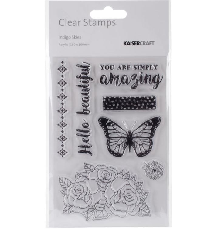Kaisercraft Indigo Skies Clear Stamps 6