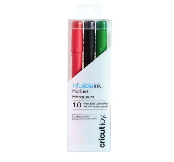 Cricut Joy Infusible Ink Markers Green, Black, Red 1mm (3ct)