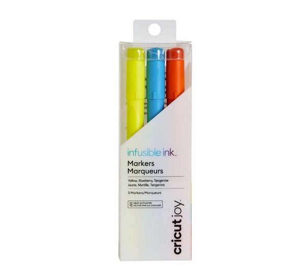 Cricut Joy Infusible Ink Markers Yellow, Blueberry, Tangerine 1mm (3ct)