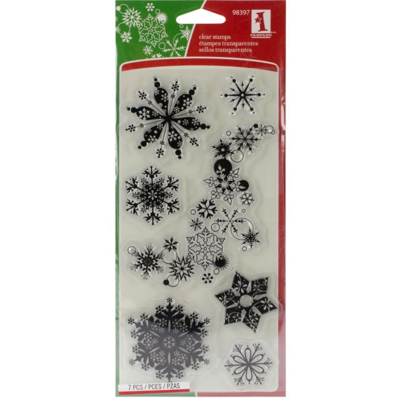 Inkadinkado Snowflakes a Plenty Clear Stamps