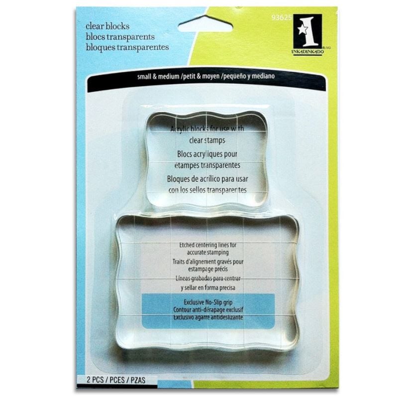 Inkadinkado Acrylic Blocks Small and Medium