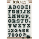 BoBunny Inline Alpha Stamps