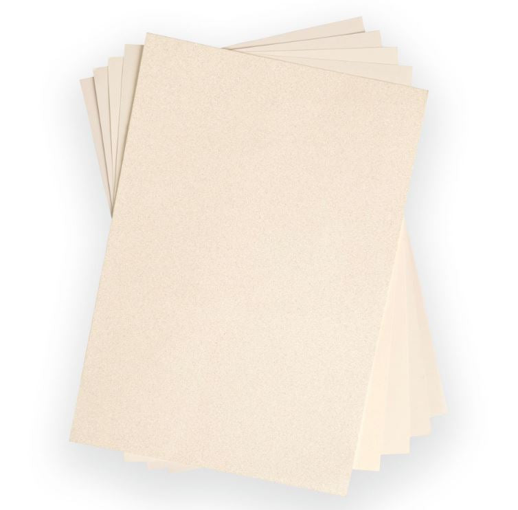 Sizzix Surfacez Ivory Opulent Cardstock Pack, A4 size 50PK 250gsm
