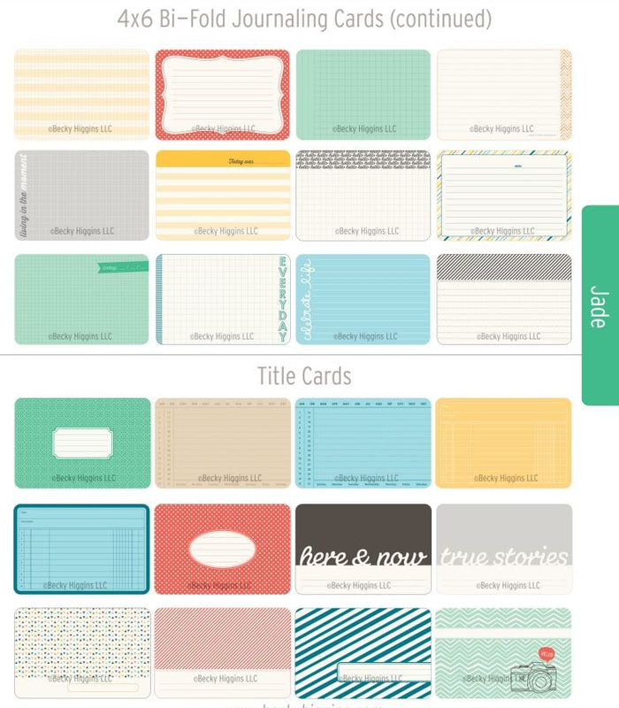 Project Life Jade Edition (Core Kit and Sampler Set Available) project-life-jade-edition-core-kit-and-sampler-set-available