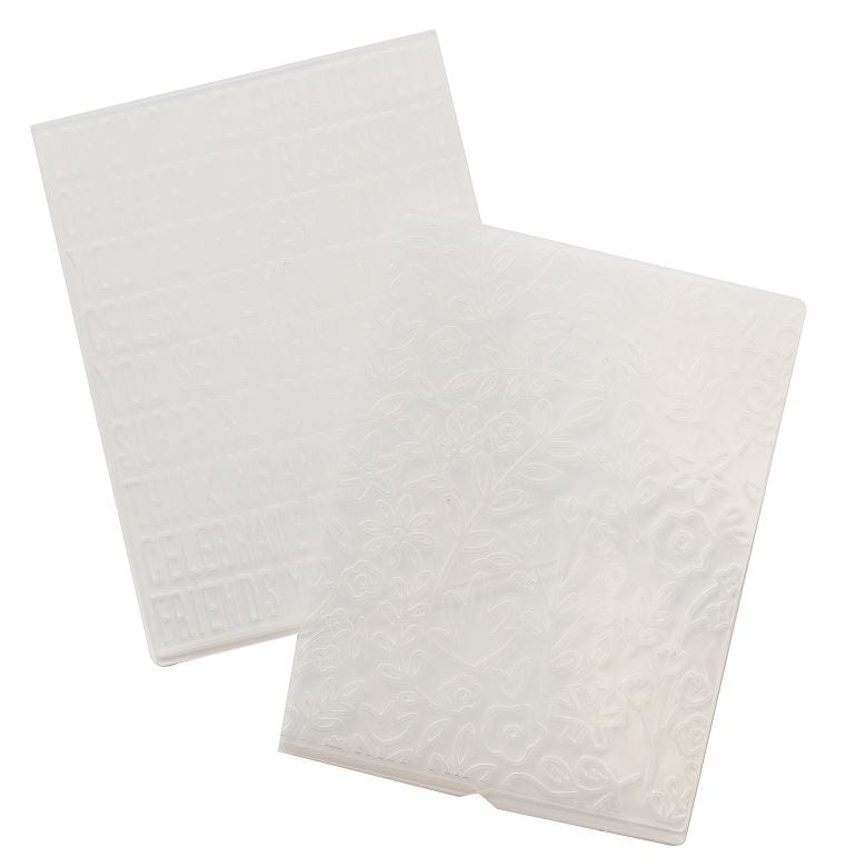 We R Memory Keepers Jen Hadfield 2pcs Embossing Folders