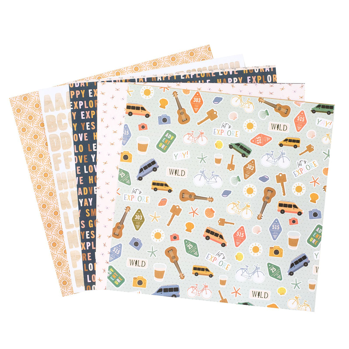 Jen Hadfield - Live and Let Grow Collection - 12 x 12 Paper Pad