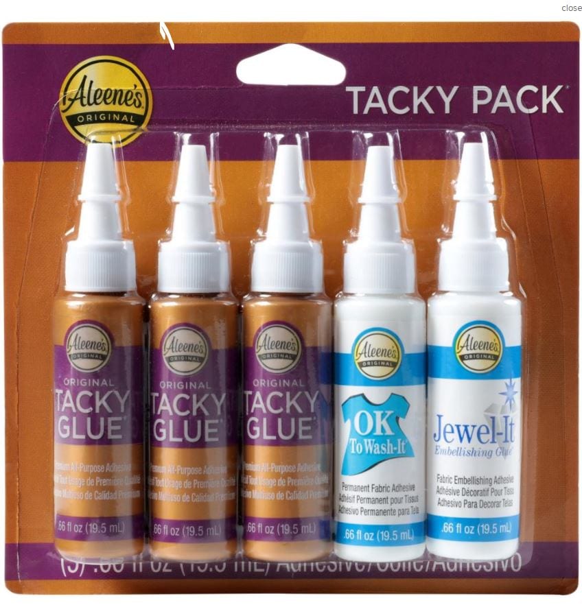Aleene's Jewel-It, Ok To Wash-It & 3 Original Try Me Size