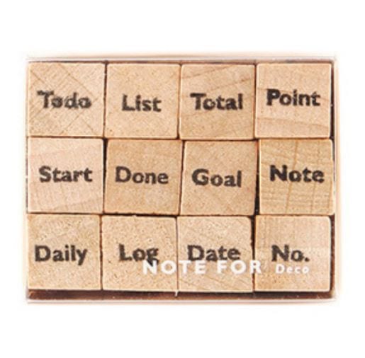 Infeel.Me Note for Deco Journaling Rubber Stamps
