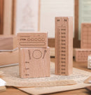 Journaling Wood Mounted Rubber Stamps by Paper Dyeing