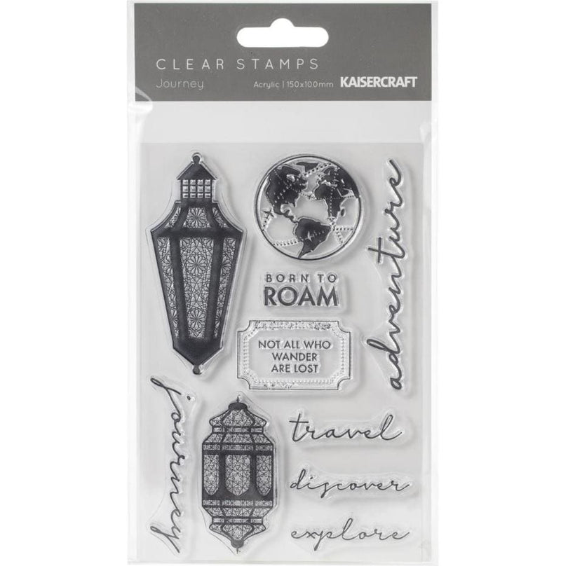Kaisercraft Journey Clear Stamps 4″x 6″