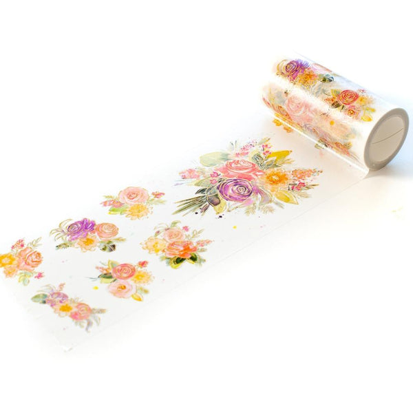 Pinkfresh Studio Joyful Bouquet with Foiled Accents Washi Tape