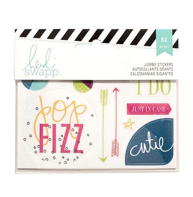 Heidi Swapp Jumbo Stickers Clear