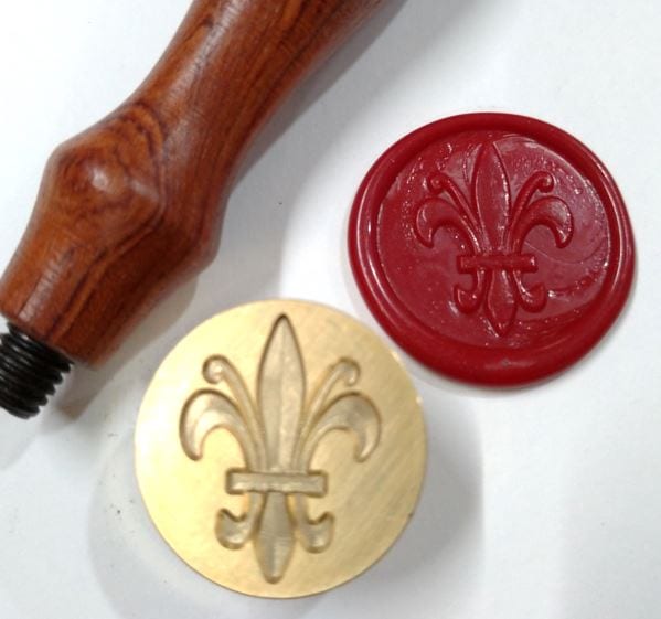 Wax Seals Fleur de Lis (Choose a design to see the picture)