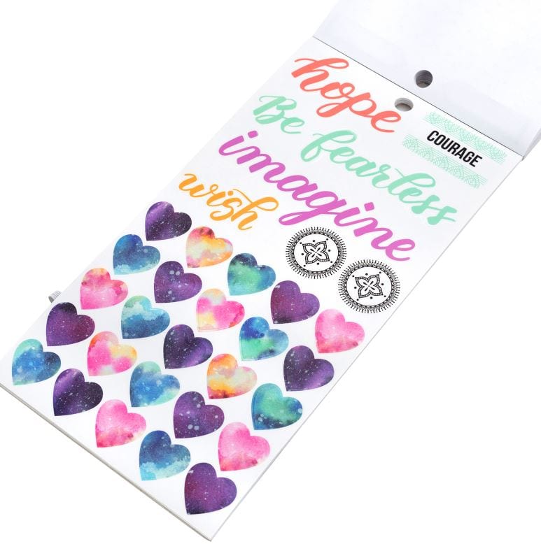American Crafts Kelly Creates Sticker Book w/ Foil 4.75