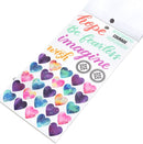 American Crafts Kelly Creates Sticker Book w/ Foil 4.75" x 8