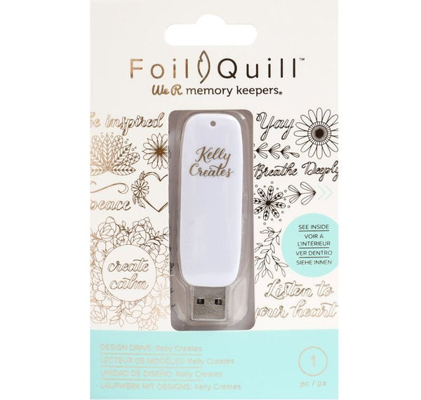 We R Memory Keepers Kelly Creates Foil Quill USB Artwork