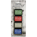 Ranger Tim Holtz Distress Archival Mini Ink Pad Set (4 Colors)