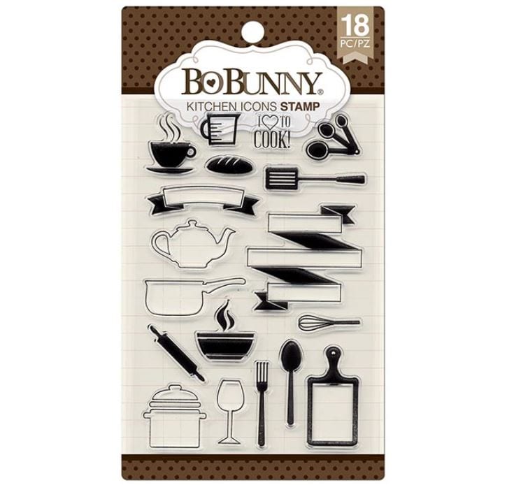 BoBunny Kitchen Icons Stamps