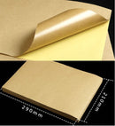 Kraft Sticker Sheets A4 Size 10 Sheets