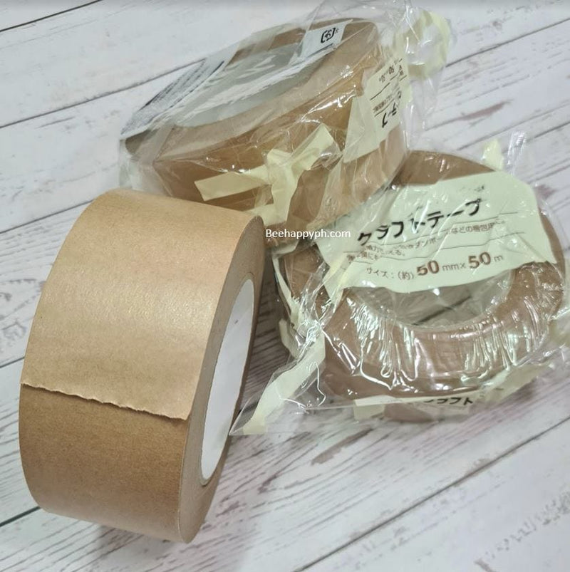 Kraft Tape Roll / Kraft Paper Tape (50mm x 50m)