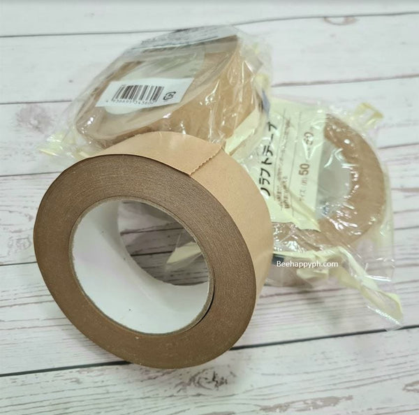 Kraft Tape Roll / Kraft Paper Tape (50mm x 50m)