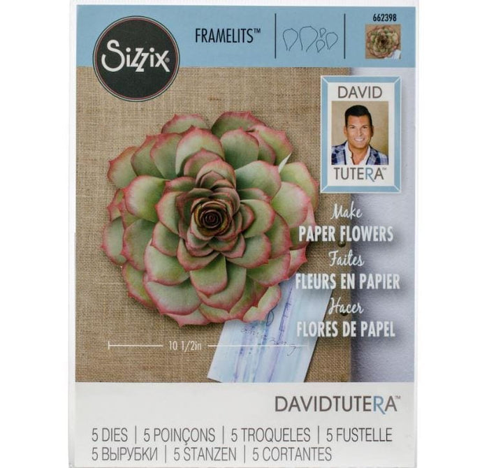 sizzix succulent dies Sizzix Large Succulent Framelits Dies By David Tutera